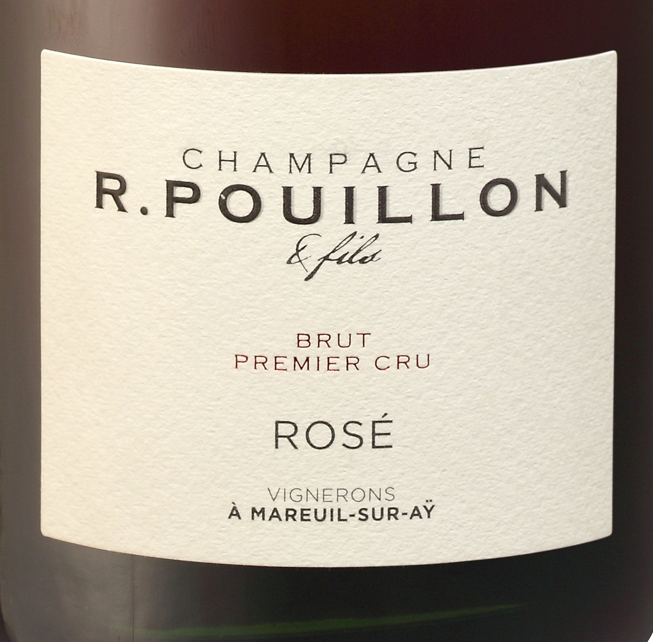 CHAMPAGNE R. POUILLON, ROSE   PINOT NOIR